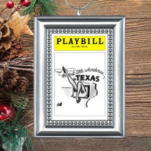 The Best Little Whorehouse In Texas Broadway Musical Playbill Christmas Ornament